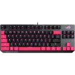 ASUS ROG Strix Scope TKL Electro Punk Mechanical Gaming Keyboard | Cherry MX Red Switches | 2X Wider Ctrl Key for Greater FPS Precision | Gaming Keyboard for PC | Aura Sync RGB Lighting, Quick-Toggle