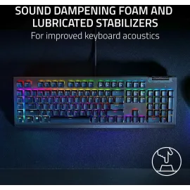 Razer BlackWidow V4 X Full Size Mechanical Gaming Keyboard Green Switches Tactile & Clicky