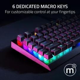 Razer BlackWidow V4 X Full Size Mechanical Gaming Keyboard Green Switches Tactile & Clicky