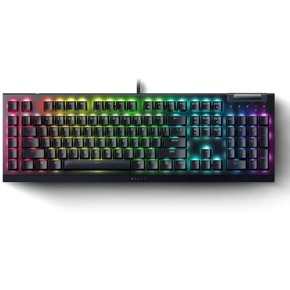Razer BlackWidow V4 X Full Size Mechanical Gaming Keyboard Green Switches Tactile & Clicky