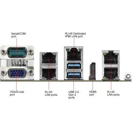 AsRock Rack X570D4U-2L2T micro-ATX Server Motherboard AMD AM4 PGA 1331 Dual 10GLAN