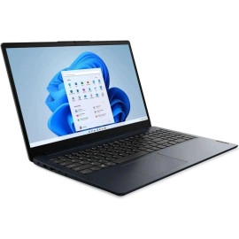 Lenovo IdeaPad 1i 15.6 inch FHD Laptop | Intel Core i5-1235U | Intel Iris Xe Graphics | HDMI | Abyss Blue| 16GB RAM | 512GB SSD | Windows 10 S | Bundle with USB 3.0 Hub