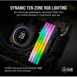 CORSAIR Vengeance RGB 32GB (2 x 16GB) 288-Pin PC RAM DDR5 6000 (PC5 48000) Desktop Memory Model CMH32GX5M2E6000C36