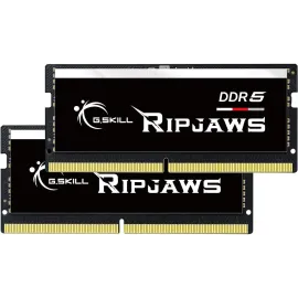 G.SKILL Ripjaws SO-DIMM 32GB (2 x 16GB) 262-Pin DDR5 SO-DIMM DDR5 5600 (PC5 44800) Laptop Memory Model F5-5600S4040A16GX2-RS