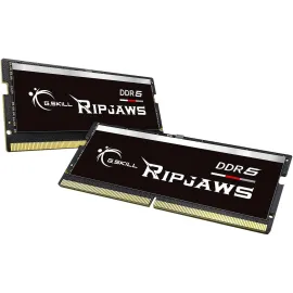 G.SKILL Ripjaws SO-DIMM 32GB (2 x 16GB) 262-Pin DDR5 SO-DIMM DDR5 5600 (PC5 44800) Laptop Memory Model F5-5600S4040A16GX2-RS