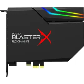 Creative Sound BlasterX AE-5 Plus SABRE32-class Hi-res 32-bit/384 kHz PCIe Gaming Sound Card and DAC with Dolby Digital and DTS, Xamp Discrete Headphone Bi-amp, Up to 122dB SNR, RGB Lighting System