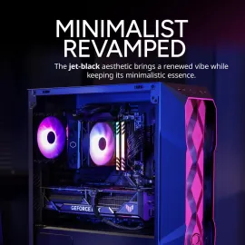 Cooler Master Hyper 212 Pro CPU Air Cooler, SickleFlow Edge 120 PWM Fan, Superconductive Composite 4 Copper Heat Pipes, 152mm Tall, Sleek Top Cover, AMD Ryzen AM5|AM4, Intel LGA 1851|1700 Brackets