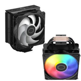 Cooler Master Hyper 212 Pro CPU Air Cooler, SickleFlow Edge 120 PWM Fan, Superconductive Composite 4 Copper Heat Pipes, 152mm Tall, Sleek Top Cover, AMD Ryzen AM5|AM4, Intel LGA 1851|1700 Brackets