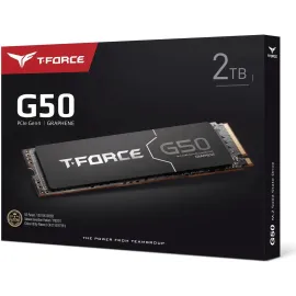 Team Group T-FORCE G50 M.2 2280 2TB PCIe 4.0 x4 with NVMe 1.4 TLC Internal Solid State Drive (SSD) TM8FFE002T0C129