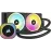 CORSAIR iCUE Link H100i RGB Liquid CPU Cooler - 240mm AIO - QX120 RGB Fans - Fits Intel LGA 1851, AMD AM5 - iCUE Link System Hub Included - Black