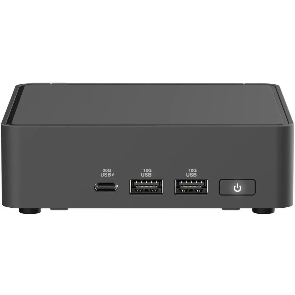ASUS NUC 15 Pro Slim Barebone Kit Mini PC with Intel Series 2 Core 5 210H, 2x DDR5 SO-Dimm Slots, Dual Storage Design, Thunderbolt™ 4, Wi-Fi 7, Blue tooth 5.4 - Memory and Storage Sold Separately