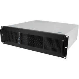 Rosewill 3U Server Chassis Rackmount Case, 6x 3.5" Bays, E-ATX Compatible, 2x 80mm Fans, 2x USB 3.0, Silver/Black