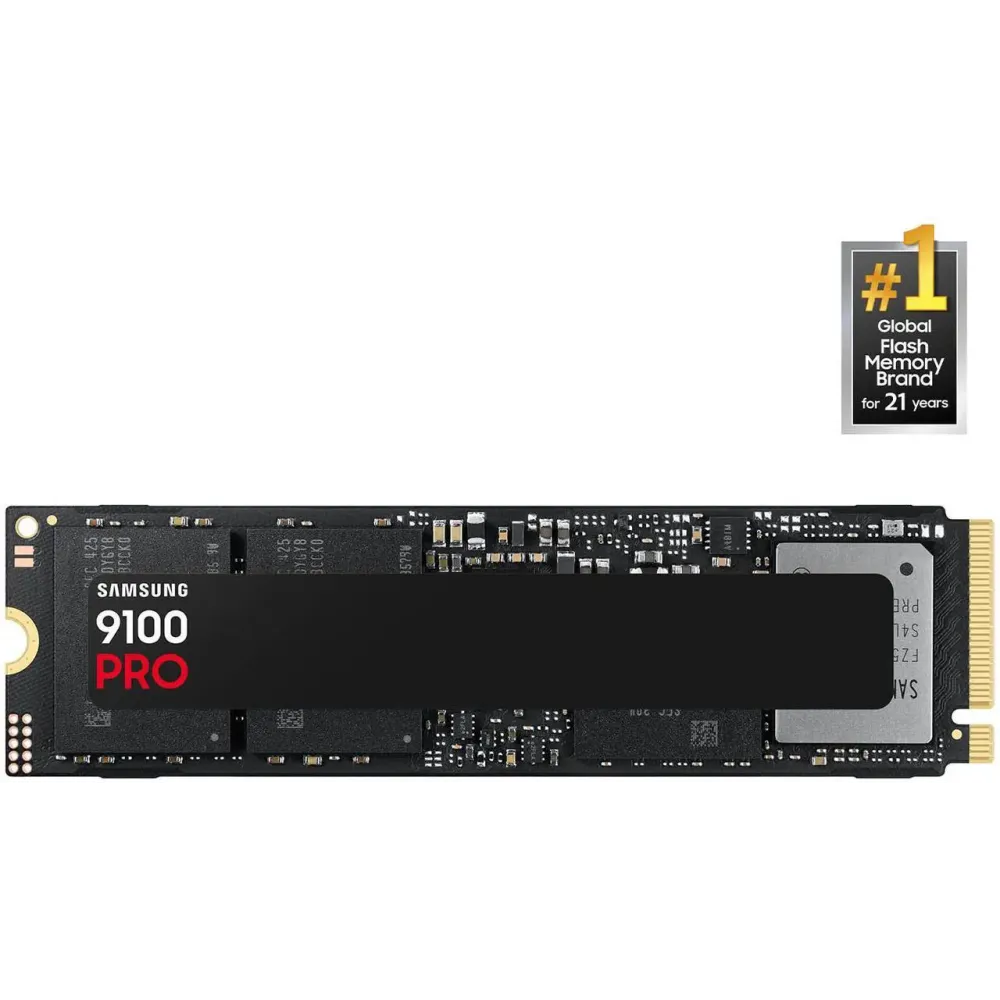 SAMSUNG SSD 9100 PRO 2TB, PCIe 5.0x4 M.2 2280, Seq. Read Speeds Up to 14,800MB/s, Best for AI Computing, Gaming, and Heavy Duty Workstations