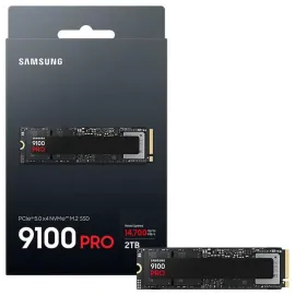 SAMSUNG SSD 9100 PRO 2TB, PCIe 5.0x4 M.2 2280, Seq. Read Speeds Up to 14,800MB/s, Best for AI Computing, Gaming, and Heavy Duty Workstations