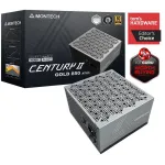 MONTECH CENTURY II - 850W High-End ATX Gaming Power Supply - 80 Plus Gold & Cybenetics Platinum - Fully Modular - ATX 3.1 & PCIe 5.1 Ready with 12V-2x6 Cable - 10 Years Warranty