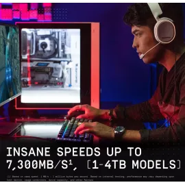 WD_BLACK 1TB SN850X NVMe Internal Gaming SSD Solid State Drive - Gen4 PCIe, M.2 2280, Up to 7,300 MB/s