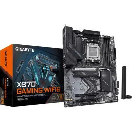 GIGABYTE X870 GAMING WIFI6 AM5 LGA 1718, ATX, DDR5, 3x M.2, PCIe 5.0, USB4, WIFI 6, 2.5GbE LAN, EZ-Latch, 5-Year Warranty
