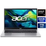 Acer Aspire Go 15 15.6" AMD Ryzen 7 5825U Laptop 32GB DDR4 Memory 1TB PCIe Gen4 SSD, Windows 11 Home