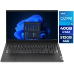 Lenovo V15 G4 15.6" FHD Laptop, Intel Core i5-13420H, 40GB RAM, 512GB SSD, Windows 11 Home, Black