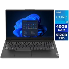 Lenovo V15 G4 15.6" FHD Laptop, Intel Core i5-13420H, 40GB RAM, 512GB SSD, Windows 11 Home, Black