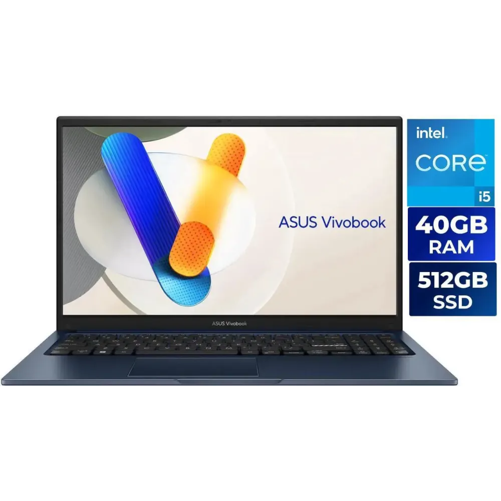 ASUS VivoBook 15.6" TouchScreen Intel Core i5-1334U 40GB Memory 512 GB SSD Windows 11 Home