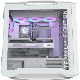 GIGABYTE AORUS SUPREME 5 ICE Gaming Desktop PC, AMD Ryzen 7 9800X3D, AORUS RTX 5090, 64GB DDR5 RAM, 2TB Gen5 NVMe SSD, Windows 11 Home, White