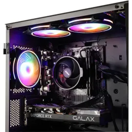 MXZ Gaming PC Desktop Computer, AMD Ryzen 5 5600 3.7GHz, GeForce RTX 4060 , 16GB DDR4, NVME 1T SSD, 6RGB Fans, Win 11 Pro Ready, Gamer Desktop Computer(R5 5600| RTX 4060)