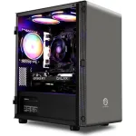 MXZ Gaming PC Desktop Computer, AMD Ryzen 5 5600 3.7GHz, GeForce RTX 4060 , 16GB DDR4, NVME 1T SSD, 6RGB Fans, Win 11 Pro Ready, Gamer Desktop Computer(R5 5600| RTX 4060)