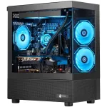 Ningmei Gaming Desktop Computer PC, AMD Ryzen 7 5700X, RTX 5060 Ti 8G, 32GB DDR4 RAM, 1TB NVME SSD, 240 Liquid Cooler, 650W PSU, Wi-Fi, ARGB Fans , Game Design Office, Windows 11 Home , Gaming PC