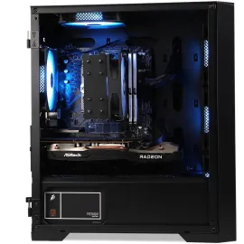 MXZ Gaming PC ,AMD Ryzen 7 7700 , GeForce RTX 4070 SUPER ,32GB(16GB*2)DDR5 6000MHz, NVME M2 1 T, 6RGB Fans,Windows 11 Pro Ready to use, Gamer Desktop Computer(R7 7700| RTX 4070 SUPER)