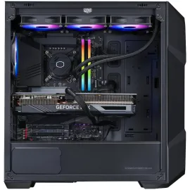 Cooler Master TD5 Pro - Intel Core Ultra 7-265KF - GeForce RTX 5070 Ti - 32GB DDR5 6000MHz - 2TB M.2 NVMe SSD - Windows 11 - 360mm AIO - Gaming PC