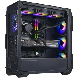 Cooler Master TD5 Pro Gaming PC Desktop, Intel Core Ultra 7-265KF 3.9GHZ (5.4GHz Boost), RTX 5080, Z890 Wi-Fi, 16GB GDDR7, 32GB DDR5 6000MHz RGB, 2TB M.2 Gen4 NVMe SSD, 850W Gold, 360mm AIO, Win 11