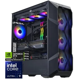 Cooler Master TD5 Pro Gaming PC Desktop, Intel Core Ultra 7-265KF 3.9GHZ (5.4GHz Boost), RTX 5080, Z890 Wi-Fi, 16GB GDDR7, 32GB DDR5 6000MHz RGB, 2TB M.2 Gen4 NVMe SSD, 850W Gold, 360mm AIO, Win 11