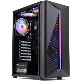 MXZ Gaming PC Desktop Computer, AMD Ryzen 5 5600GT 3.6GHz, AMD Radeon RX Vega 7 Graphics,16GB DDR4, NVME 1TB SSD, 6RGB Fans, Win 11 Pro Ready, Gamer Desktop Computer