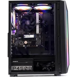 MXZ Gaming PC Desktop Computer, AMD Ryzen 5 5600GT 3.6GHz, AMD Radeon RX Vega 7 Graphics,16GB DDR4, NVME 1TB SSD, 6RGB Fans, Win 11 Pro Ready, Gamer Desktop Computer