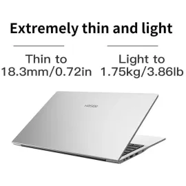 Hasee X5 15.6 laptop computer Intel core i9-12900H, Intel® UHD Graphics , 16G LPDDR5 RAM, 512G NVMe PCIe4.0 SSD, 15.6'' Windows 11 Home WIFI6, BT5.2, Silvery, A Metal