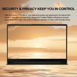 Lenovo V15 Gen 4 Business Laptop, 15.6" FHD Display, AMD Ryzen 5 5500U, 40GB RAM, 1TB SSD, Webcam, HDMI, RJ-45, Wi-Fi 6, Windows 11 Pro, Black