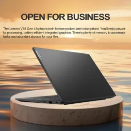 Lenovo V15 Gen 4 Business Laptop, 15.6" FHD Display, AMD Ryzen 5 5500U, 40GB RAM, 1TB SSD, Webcam, HDMI, RJ-45, Wi-Fi 6, Windows 11 Pro, Black