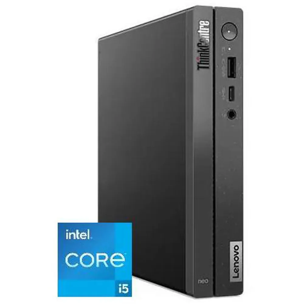 Lenovo ThinkCentre neo 50q Gen 4 12LN000CUS Tiny Desktop Computer - Intel Core i5 13th Gen i5-13420H (8 Core) - 8 GB RAM DDR4 - 256 GB M.2 NVMe 4.0 x4 SSD - Black