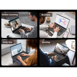 KurieTim Gaming Laptop AMD Ryzen 7 5825U(2.0-4.5GHz), 15.6" FHD Display, 32GB DDR4 RAM 1TB NVMe SSD Laptop Computer with Backlit KB, Fingerprint Unlock, Webcam Switch