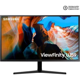 Samsung UJ59 ViewFinity LU32J590UQNXZA 32" 3840 x 2160 Ultra HD 4K Resolution 2x HDMI, DisplayPort AMD FreeSync Flicker Free Slim Bezel LED Backlit LCD Monitor