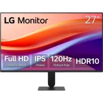 LG 27U411A-B 27-inch Full HD (1920 x 1080) IPS Computer Monitor, 120Hz, HDR10, Reader Mode, Flicker Safe, HDMI, Slim Stand Base, Black