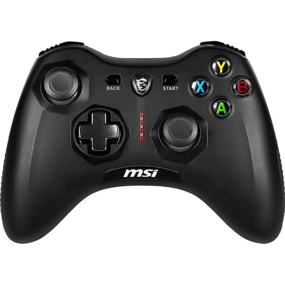 MSI Force GC30V2 Wireless Gaming Controller, Dual Vibration Motors, Dual Connection Modes, Interchangeable D-Pads, Compatible with PC & Android