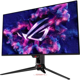 ASUS ROG Swift 32" 4K QD-OLED Gaming Monitor (PG32UCDM) - UHD (3840 x 2160), QD-OLED, 240Hz, 0.03ms, G-SYNC Compatible, Custom Heatsink, Graphene Film, 99% DCI-P3, True 10-bit, 90W USB-C