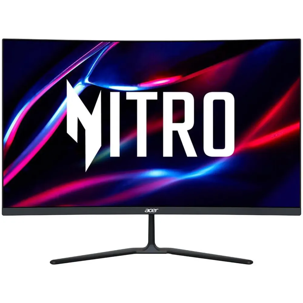 Acer 27" 2560 x 1440 QHD Gaming Monitor | AMD FreeSync Premium | 170 Hz Refresh Rate | 1500R Curved Design | 1 x Display Port 1.4 & 2 x HDMI 2.0 Ports(Cable Included)72% NTSC Nitro ED270U P2bmiipx