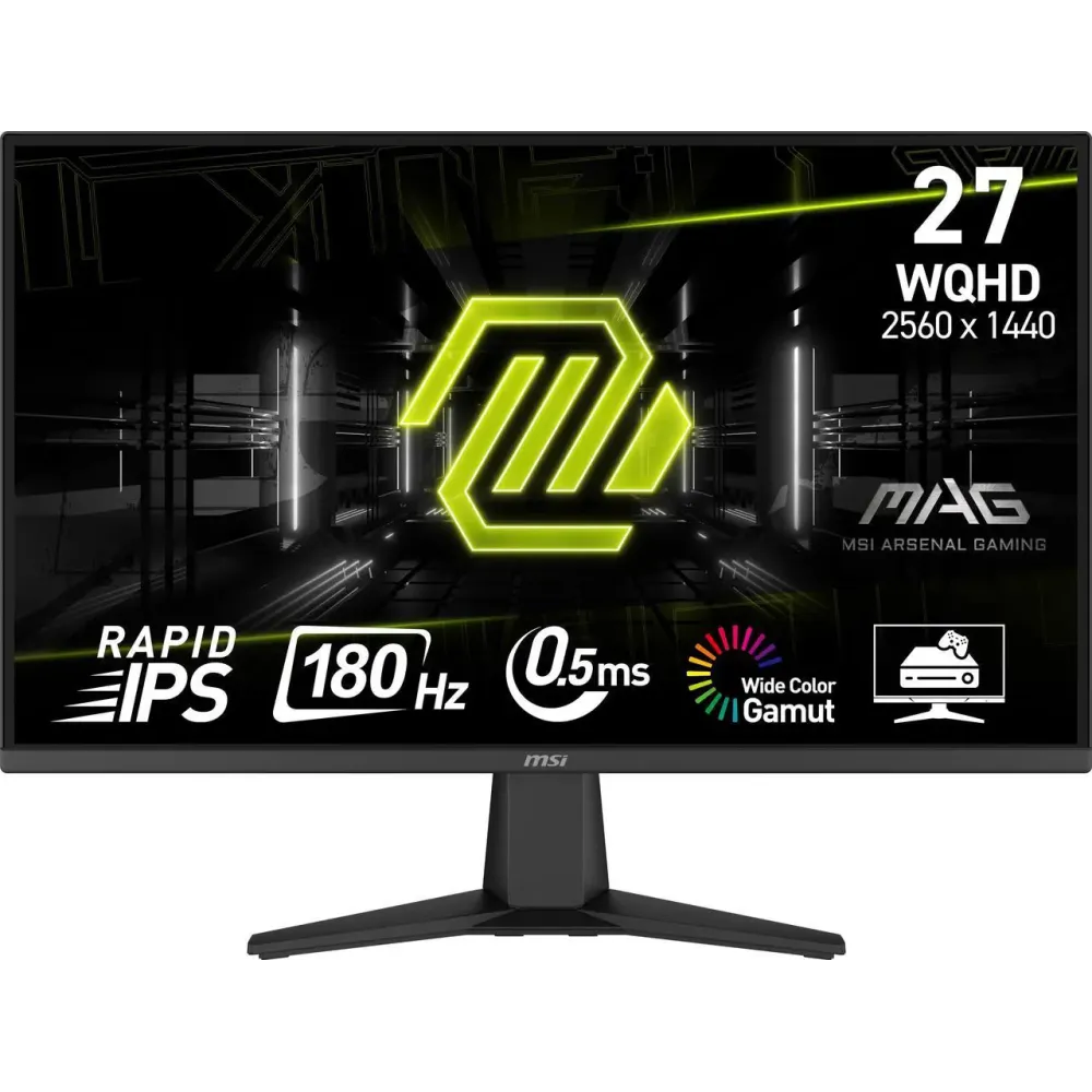 MSI 27" 180 Hz Rapid IPS QHD Gaming Monitor MAG275QF