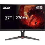 Acer Nitro XV270U Z1bmiiprx Gaming Monitor 27" WQHD (2560 x 1440) IPS with AMD Free Sync Premium Technology, Up to 270Hz Refresh Rate, Up to 0.5ms, sRGB 99%, (2 x HDMI 2.0 Ports & 1 x Display Port 1.4)