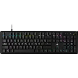 CORSAIR K70 CORE RGB Mechanical Gaming Keyboard - CORSAIR Red Linear Switches - Sound Dampening - Rotary Dial - Aluminum Top Plate - Onboard Storage - Black