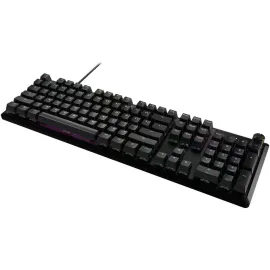 CORSAIR K70 CORE RGB Mechanical Gaming Keyboard - CORSAIR Red Linear Switches - Sound Dampening - Rotary Dial - Aluminum Top Plate - Onboard Storage - Black