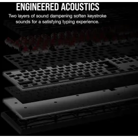 CORSAIR K70 CORE RGB Mechanical Gaming Keyboard - CORSAIR Red Linear Switches - Sound Dampening - Rotary Dial - Aluminum Top Plate - Onboard Storage - Black